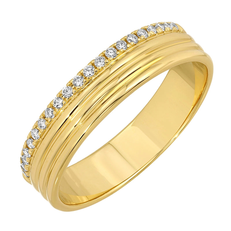 Wedding Bands Rings in Yellow Gold containing Diamond 466595