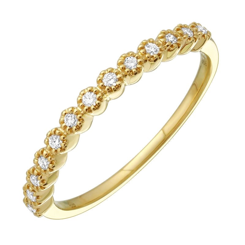 Wedding Bands Wedding Rings in Yellow Gold containing Diamond 466606