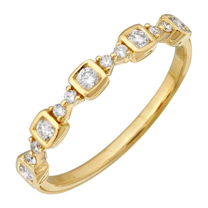 Wedding Bands Wedding Rings in Yellow Gold containing Diamond 466610