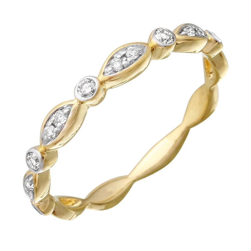 Wedding Bands Wedding Rings in Yellow Gold containing Diamond 466611