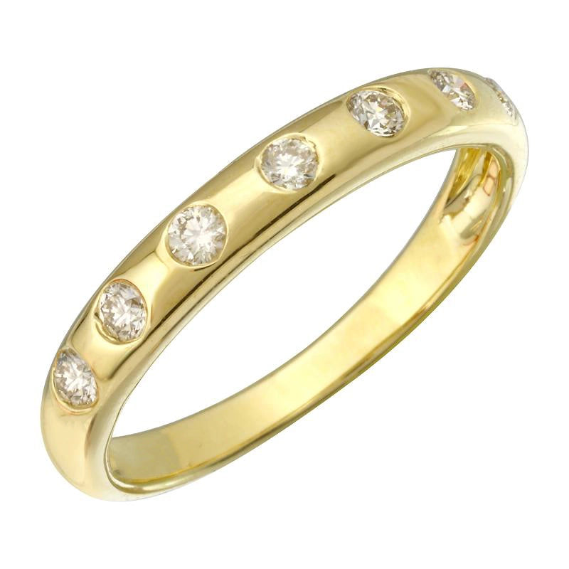 Wedding Bands Wedding Rings in Yellow Gold containing Diamond 466626