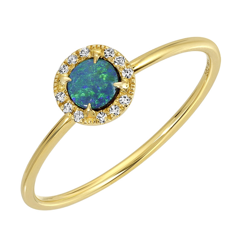 Rings Rings in Yellow Gold containing Opal, Multi-gemstone, Diamond 466632