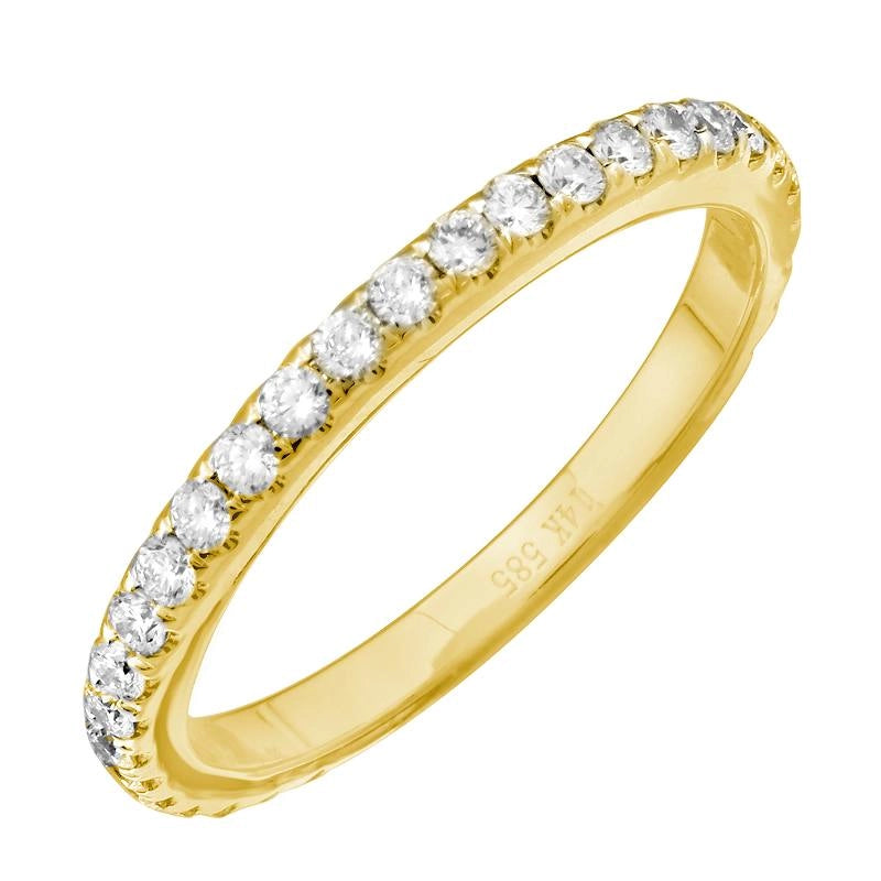 Wedding Bands Wedding Rings in Yellow Gold containing Diamond 466643