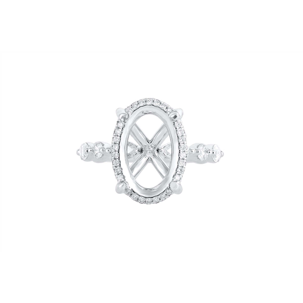 Engagement Collections Engagement Rings in White Gold containing Diamond 466678