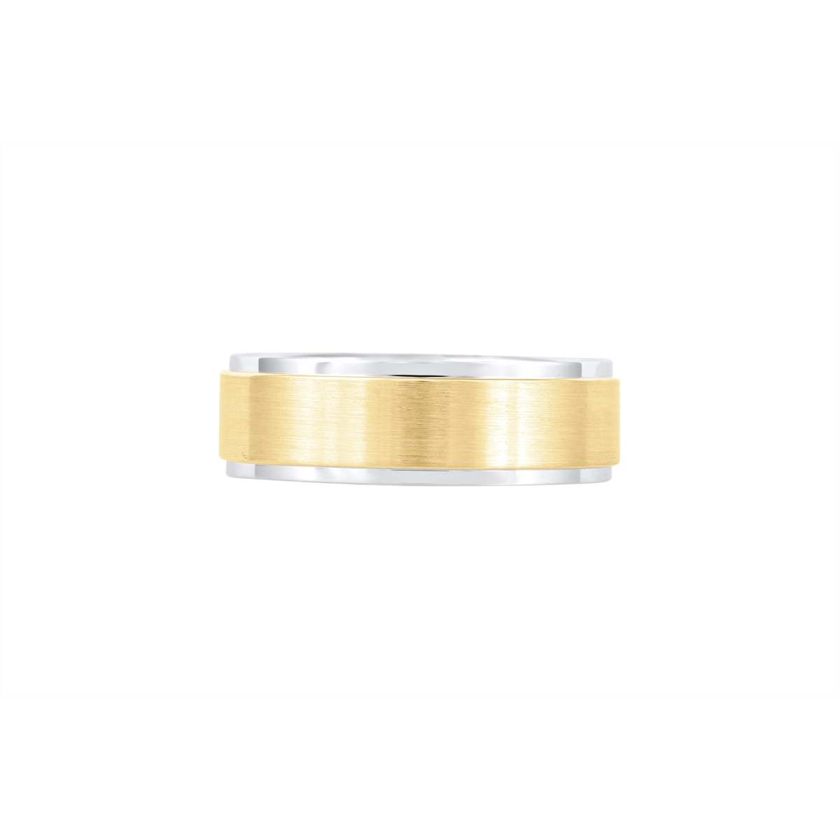 Mens Bands Wedding Rings in Mixed Metals 466732