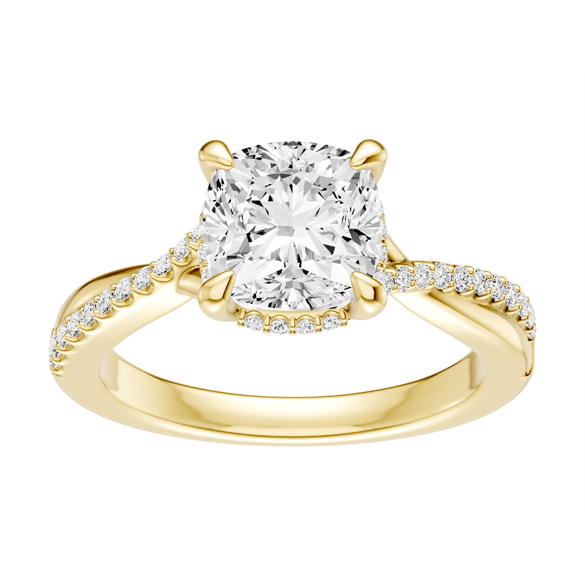 Engagement Collections Engagement Rings in Yellow Gold containing Diamond 466757