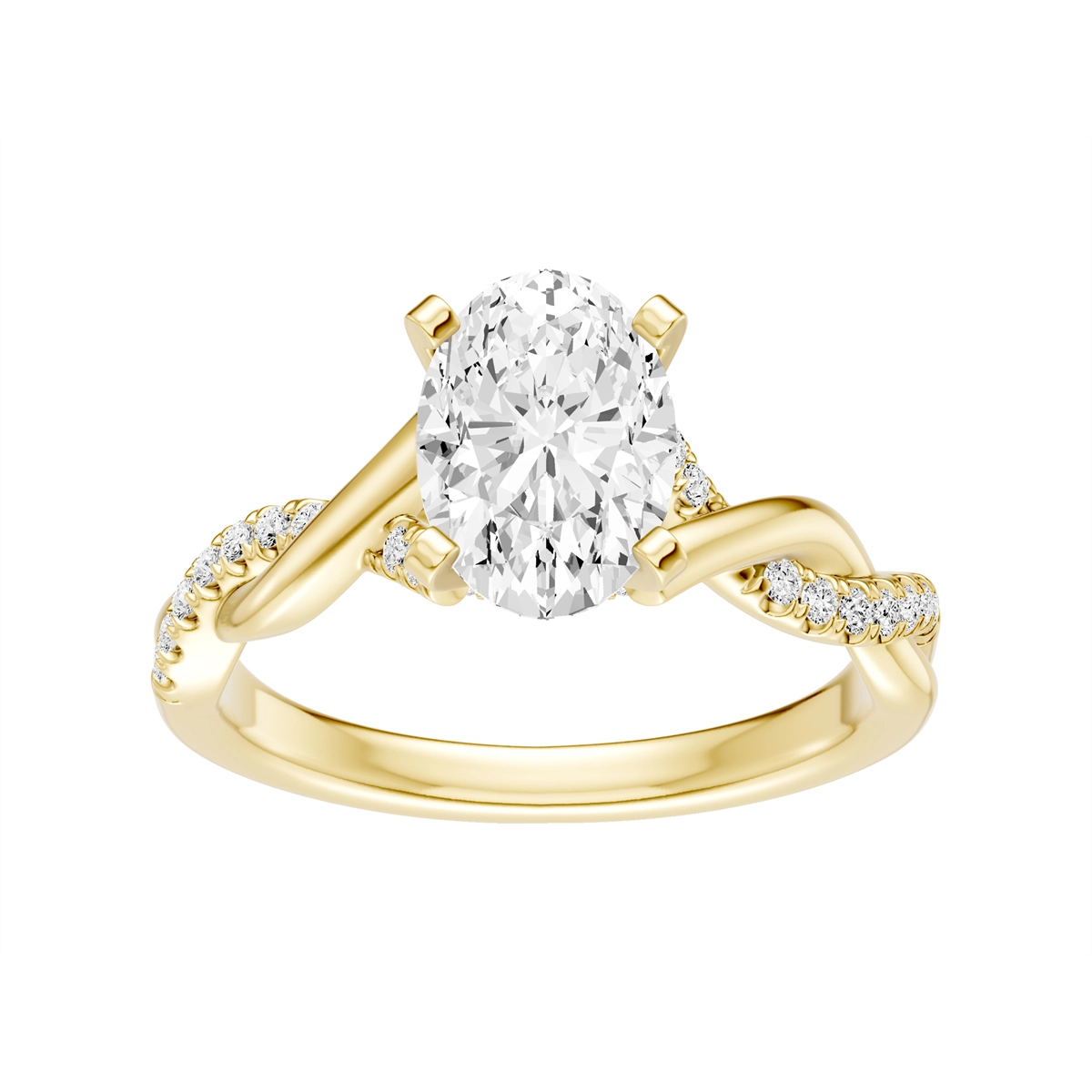 Engagement Collections Engagement Rings in Yellow Gold containing Diamond 466758