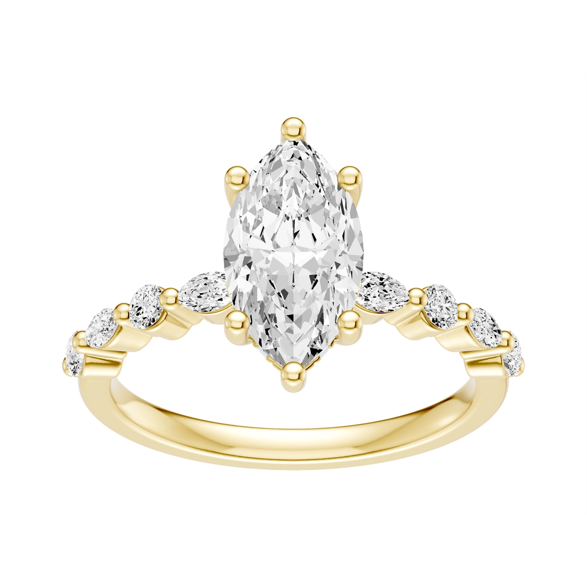 Engagement Collections Engagement Rings in Yellow Gold containing Diamond 466759