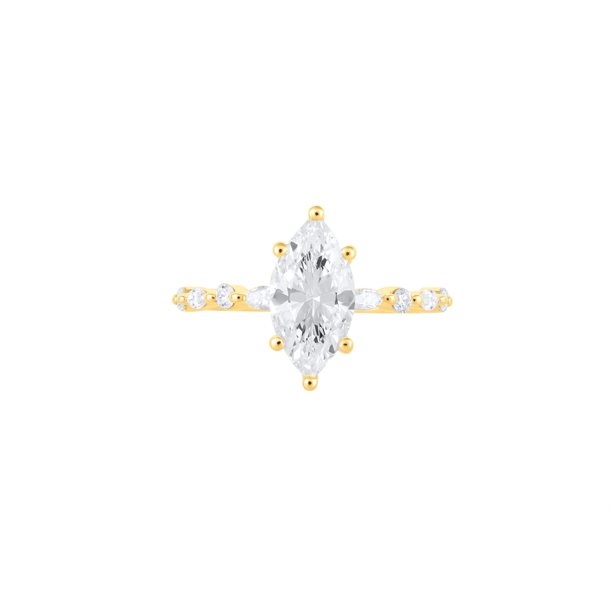 Engagement Collections Engagement Rings in Yellow Gold containing Diamond 466759