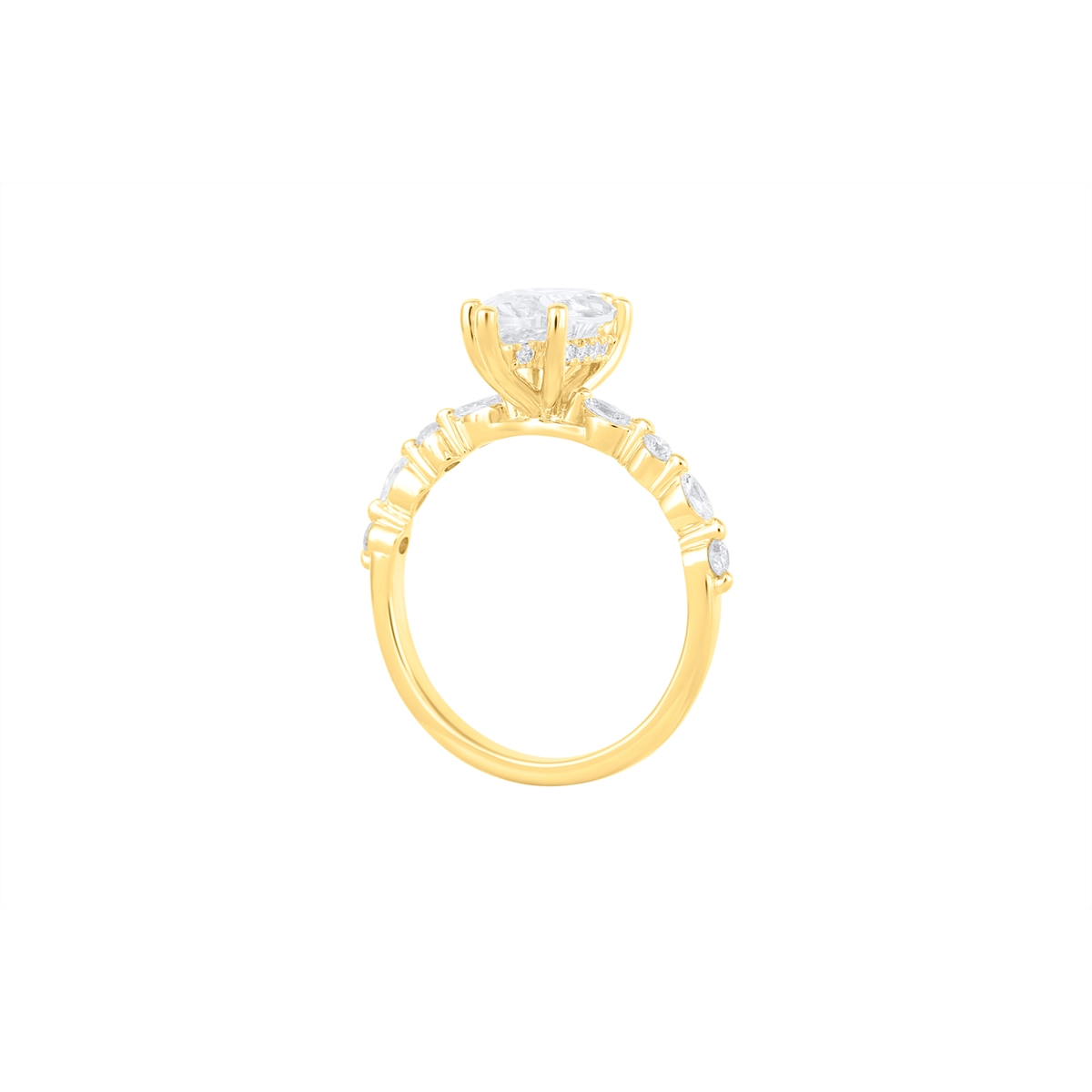 Engagement Collections Engagement Rings in Yellow Gold containing Diamond 466759