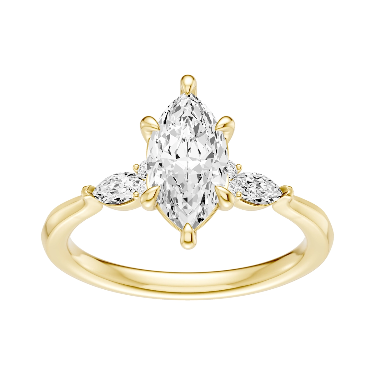 Engagement Collections Engagement Rings in Yellow Gold containing Diamond 466761