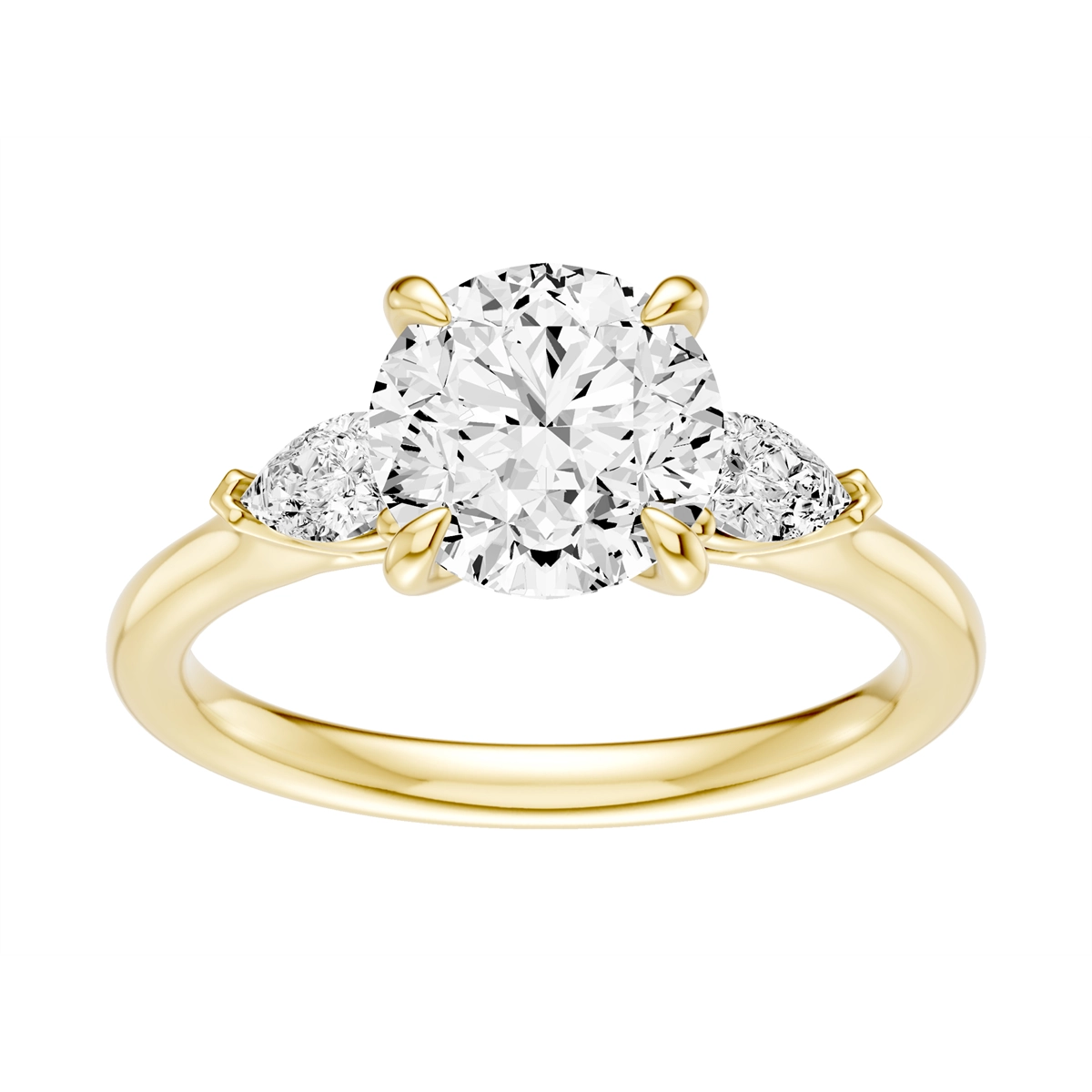 Engagement Collections Engagement Rings in Yellow Gold containing Diamond 466763