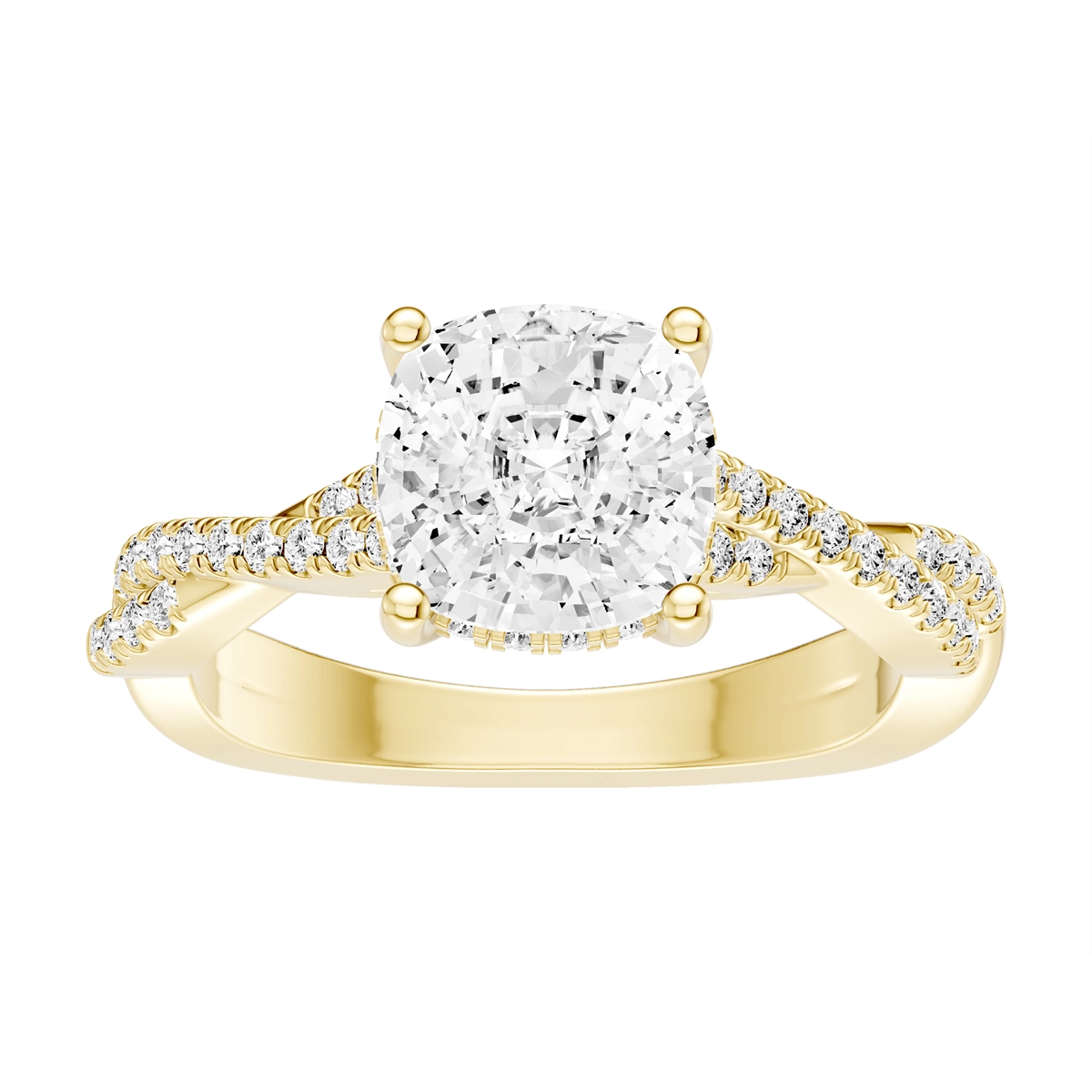 Engagement Collections Engagement Rings in Yellow Gold containing Diamond 466766