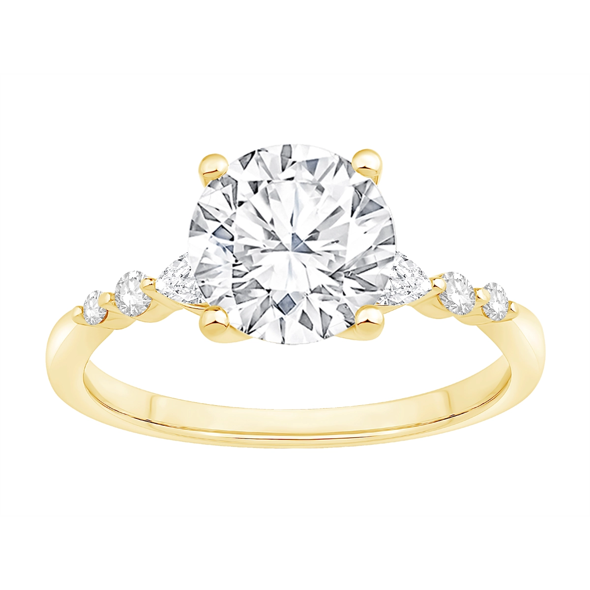 Engagement Collections Engagement Rings in Yellow Gold containing Diamond 466771