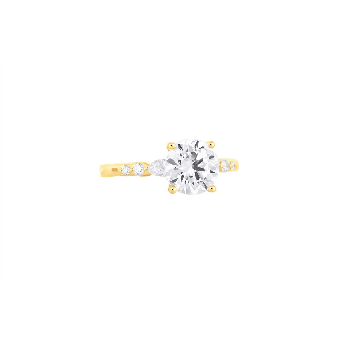 Engagement Collections Engagement Rings in Yellow Gold containing Diamond 466771