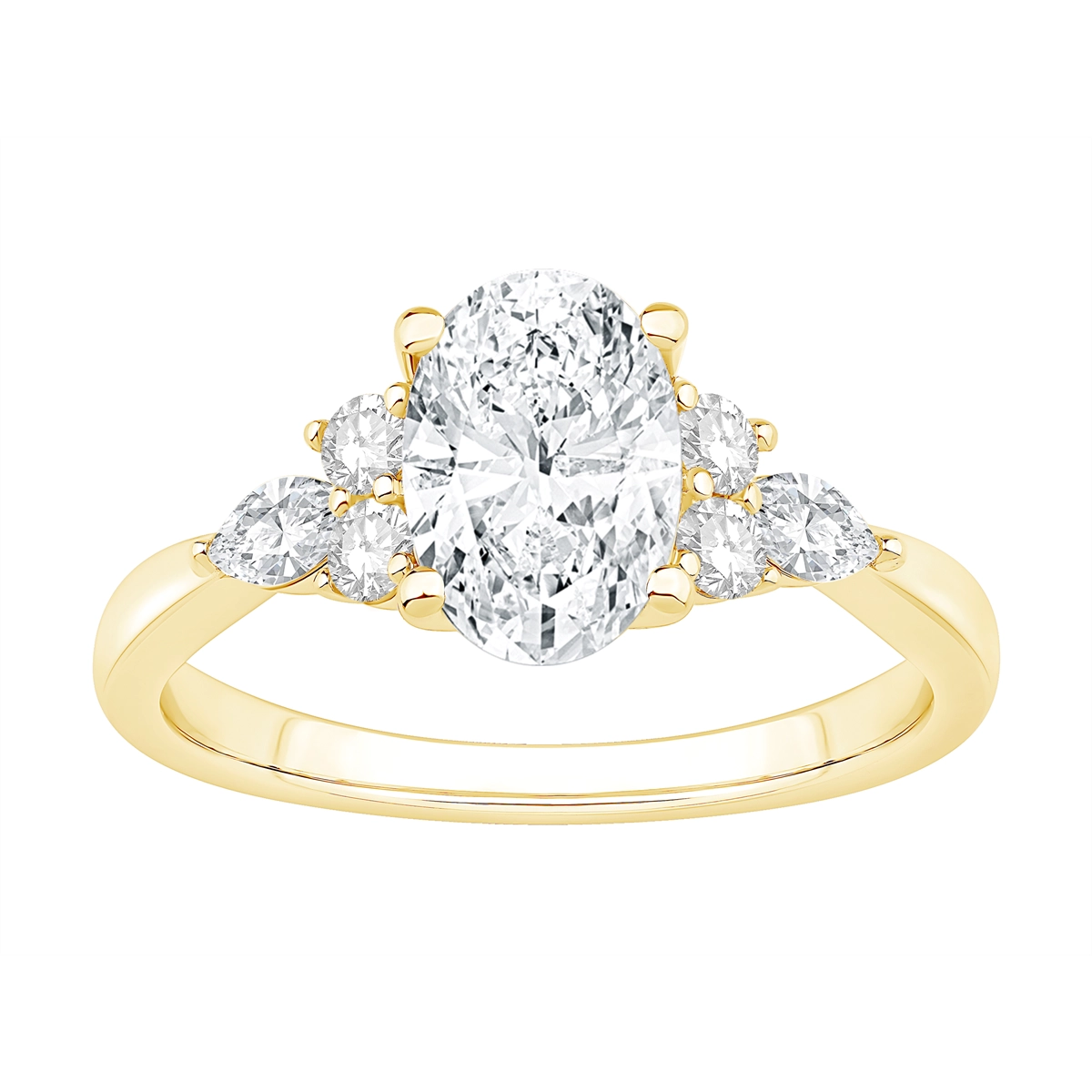 Engagement Collections Engagement Rings in Yellow Gold containing Diamond 466772