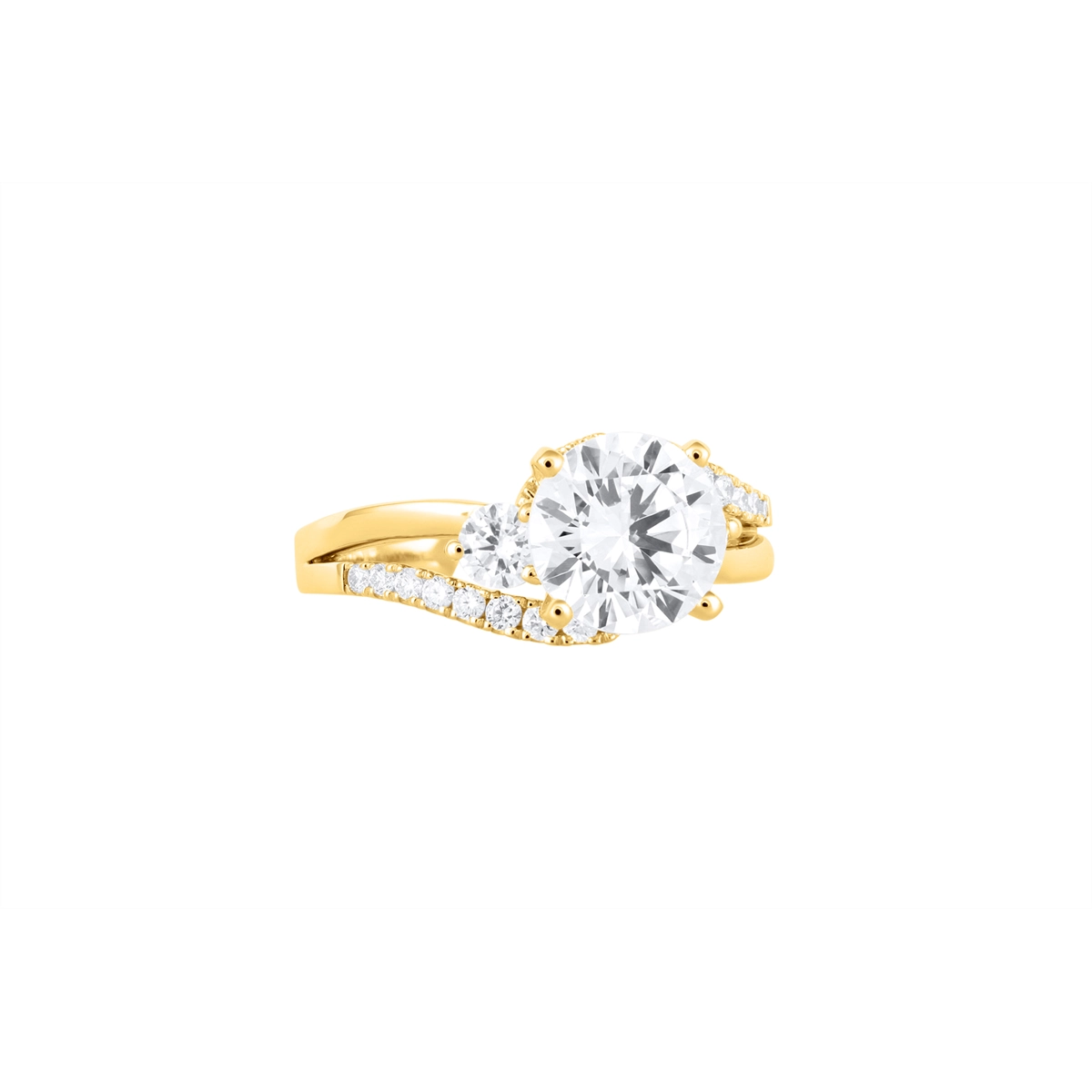Engagement Collections Engagement Rings in Yellow Gold containing Diamond 466782