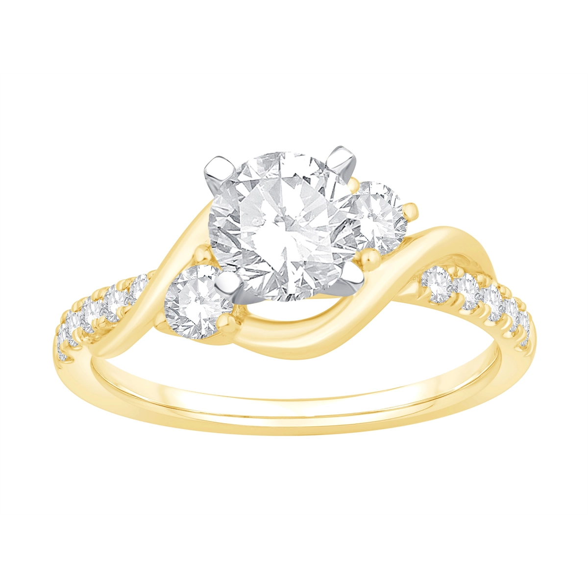 Engagement Collections Engagement Rings in Yellow Gold containing Diamond 466783