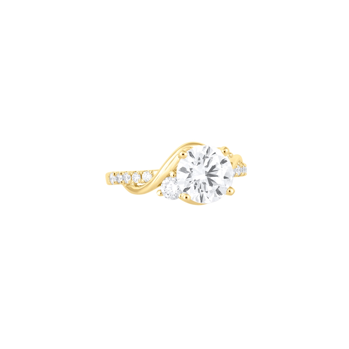 Engagement Collections Engagement Rings in Yellow Gold containing Diamond 466783