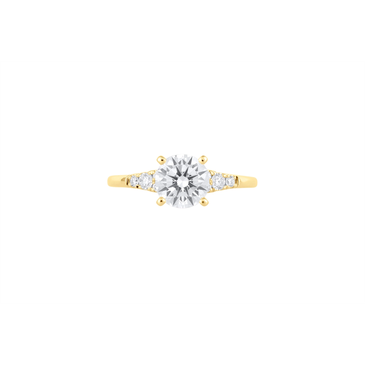 Engagement Collections Engagement Rings in Yellow Gold containing Diamond 466786