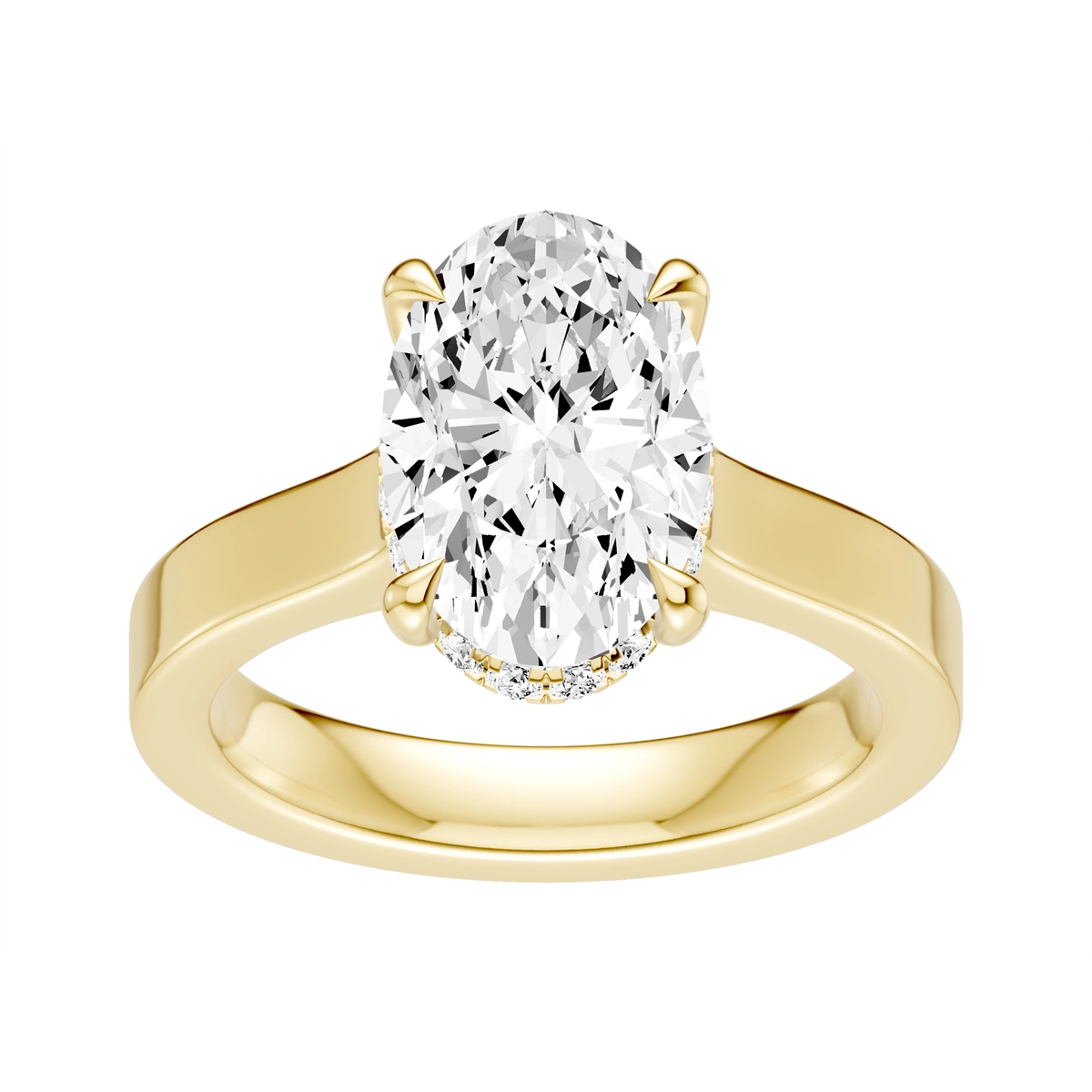 Engagement Collections Engagement Rings in Yellow Gold containing Diamond 466789