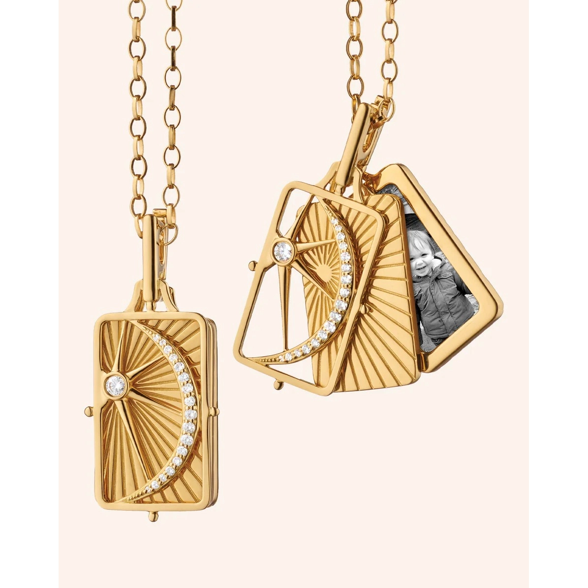 Monica Rich Kosann Necklaces in Yellow Gold containing Diamond 48028-YG-32