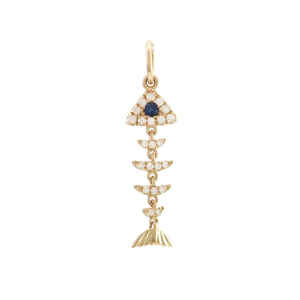 Pendants Pendants in Yellow Gold containing Multi-gemstone, Diamond, Sapphire 466821