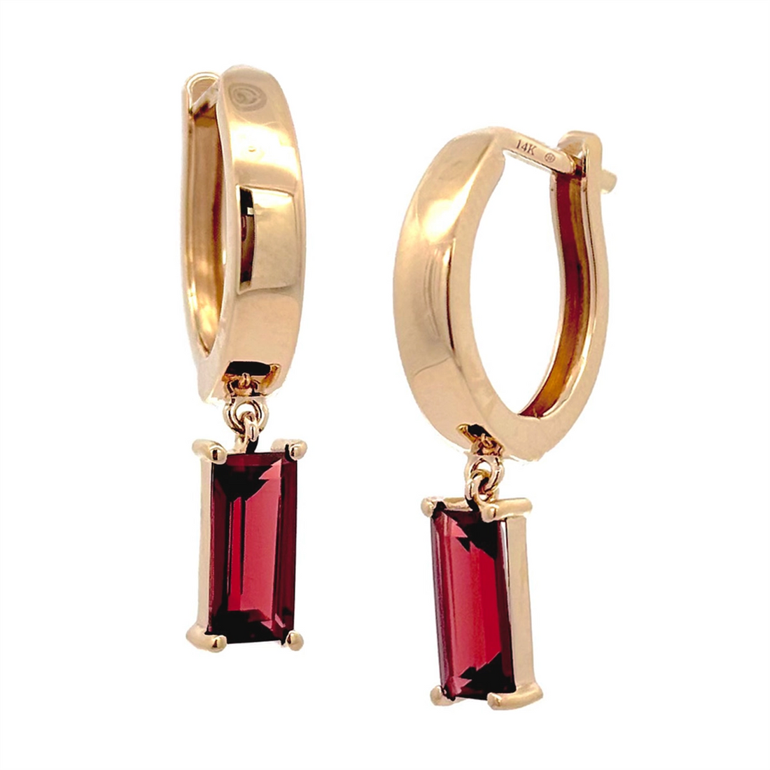 Earrings Earrings in Yellow Gold containing Garnet 466831