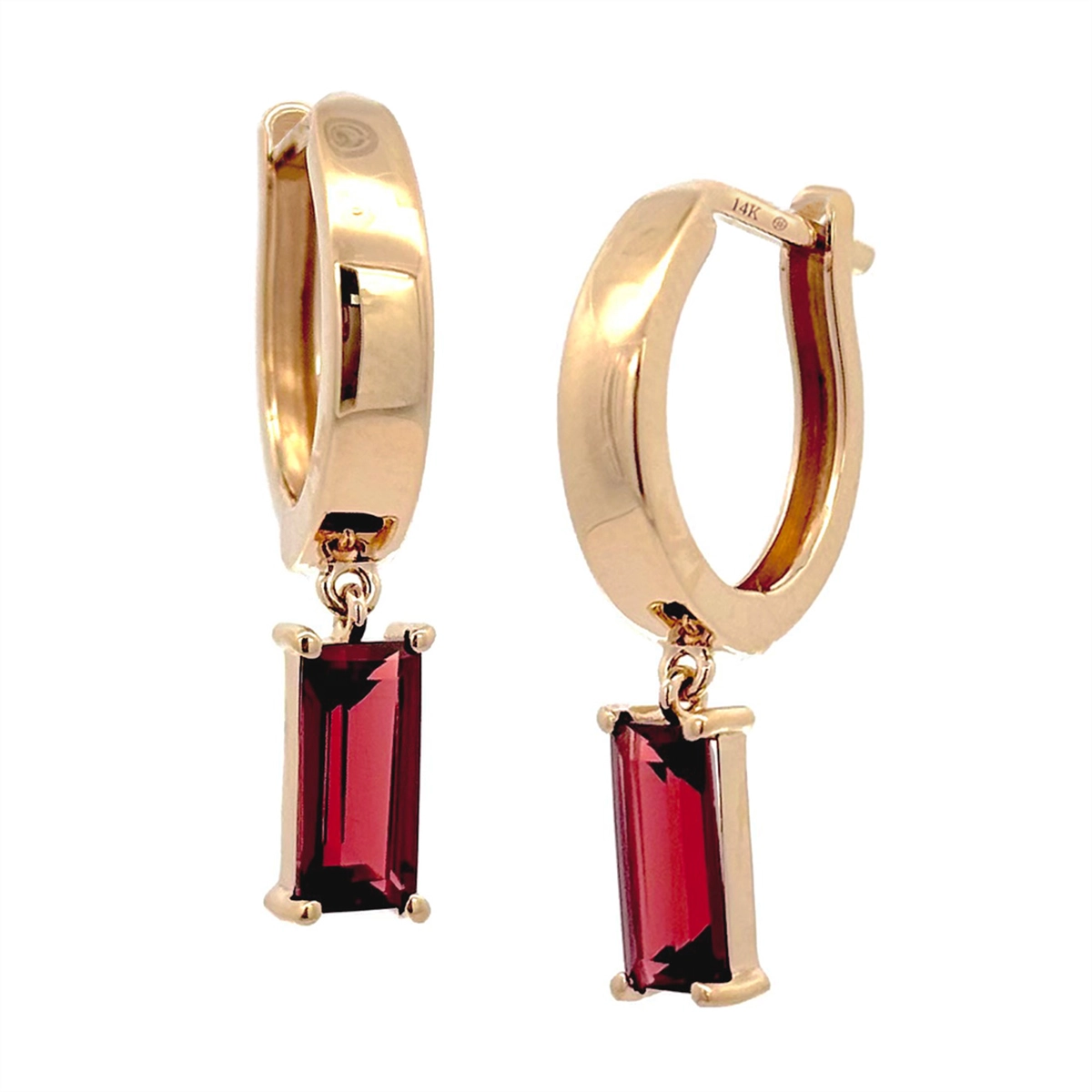 Earrings Earrings in Yellow Gold containing Garnet 466831