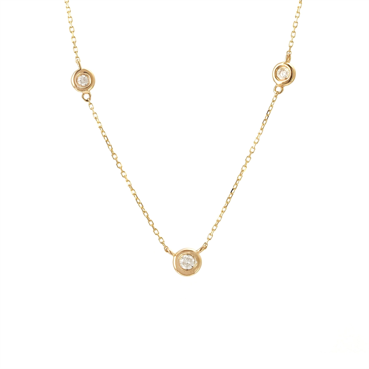 Necklaces Necklaces in Yellow Gold containing Diamond 466844
