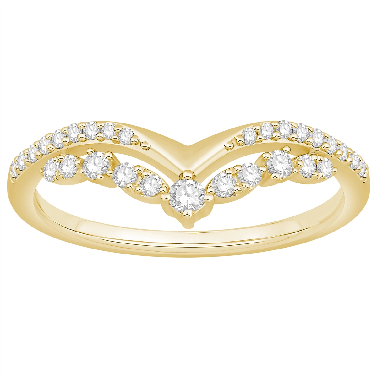 Wedding Bands Wedding Rings in Yellow Gold containing Diamond 466960