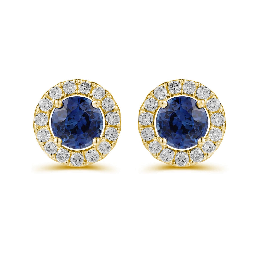 Earrings Earrings in Yellow Gold containing Multi-gemstone, Diamond, Sapphire 466970