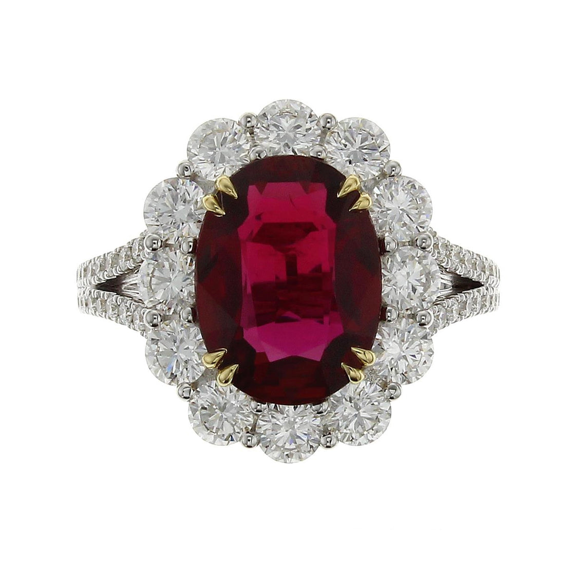 Rings Rings in Mixed Metals containing Multi-gemstone, Diamond, Ruby 466997
