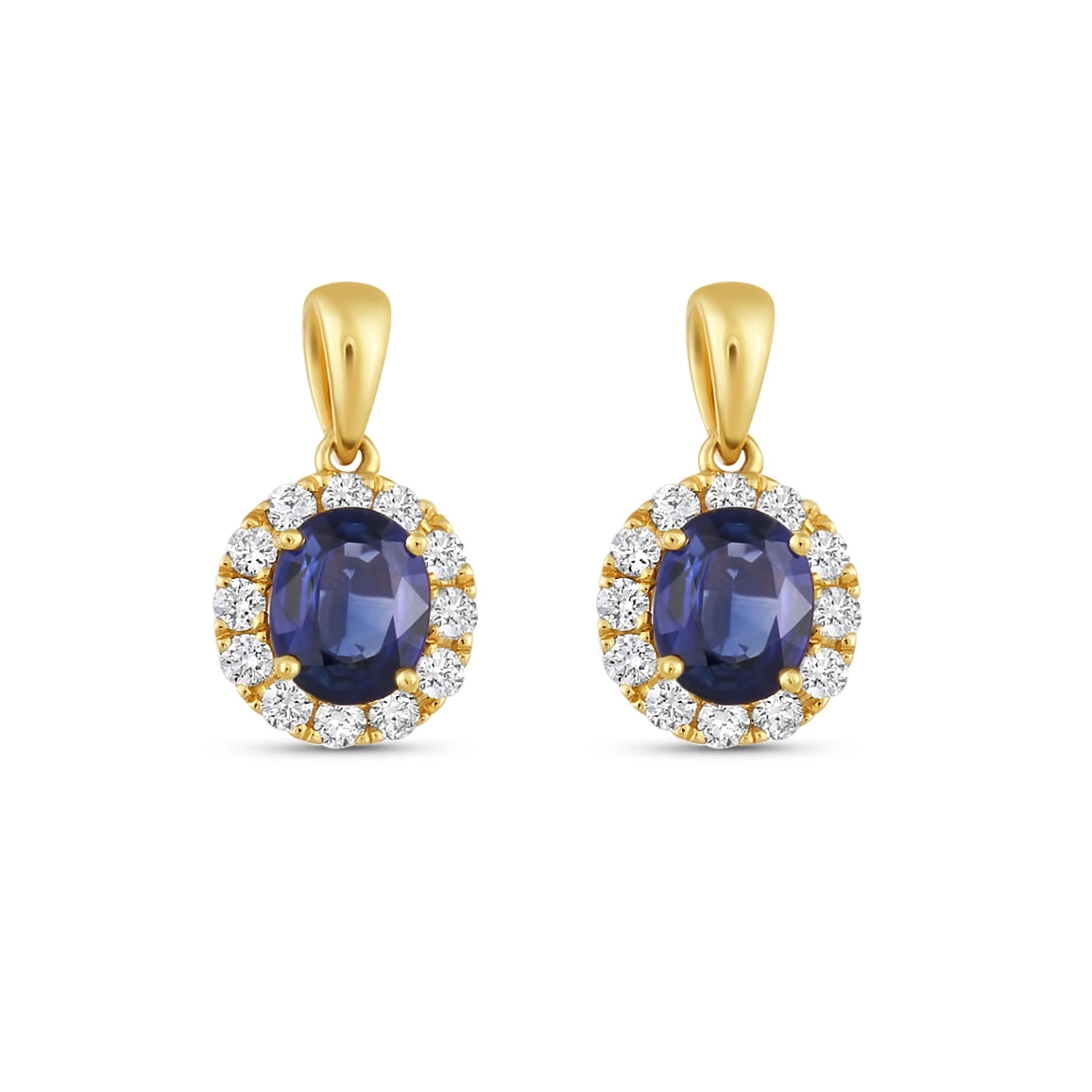 Pendants Pendants in Yellow Gold containing Multi-gemstone, Diamond, Sapphire 467006