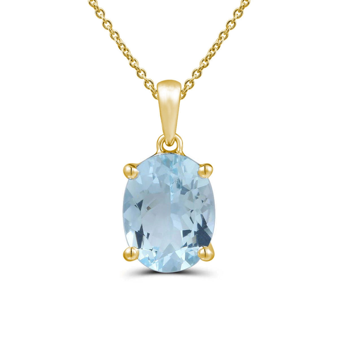 Pendants Pendants in Yellow Gold containing Aquamarine 467008
