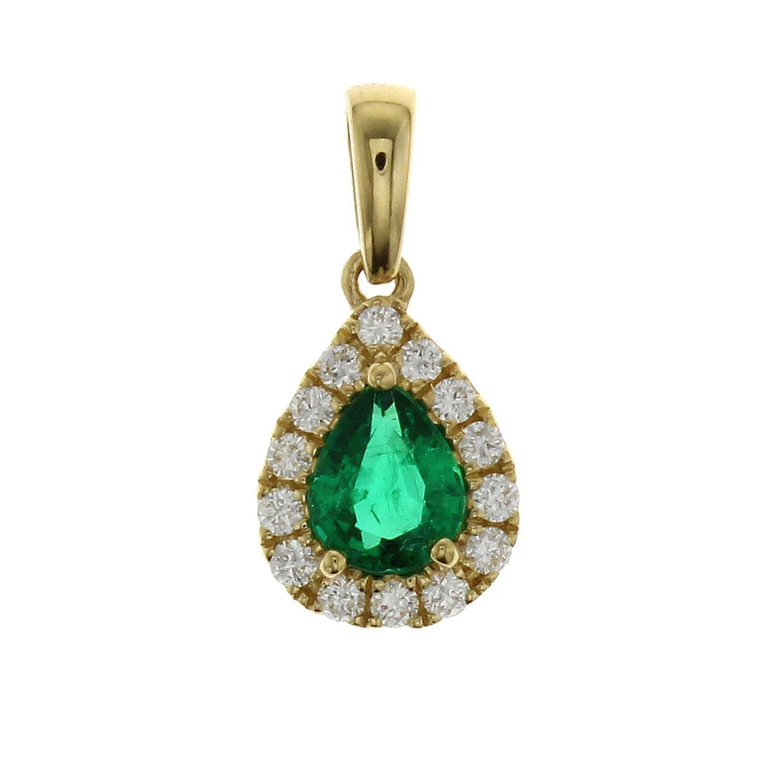 Pendants Pendants in Yellow Gold containing Multi-gemstone, Diamond, Emerald 467012