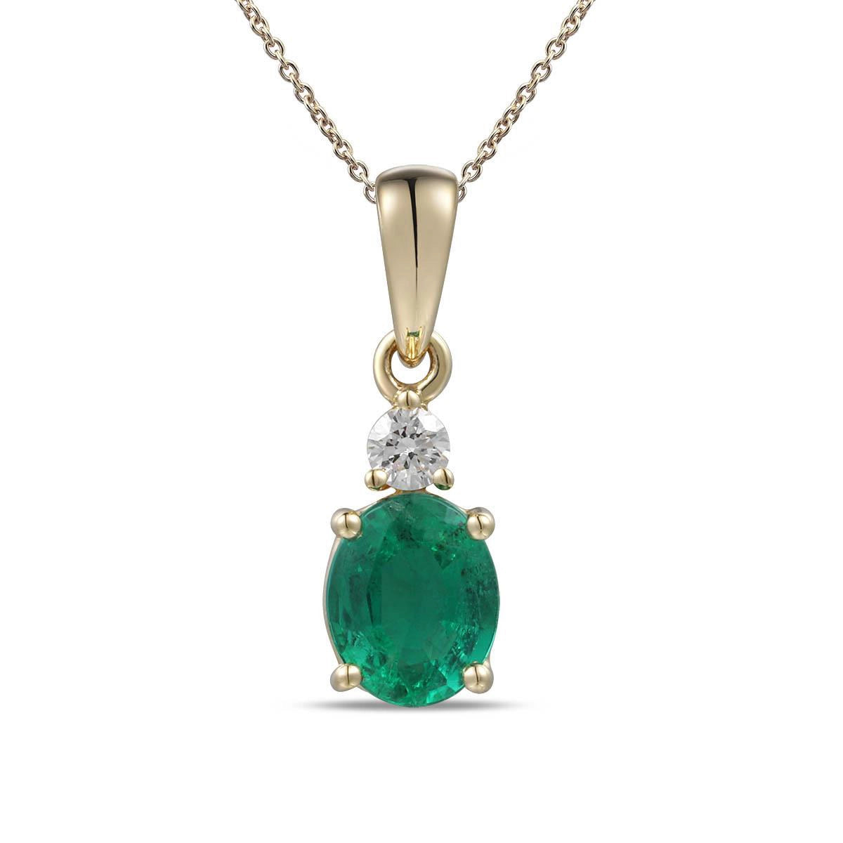 Pendants Pendants in Yellow Gold containing Multi-gemstone, Diamond, Emerald 467014