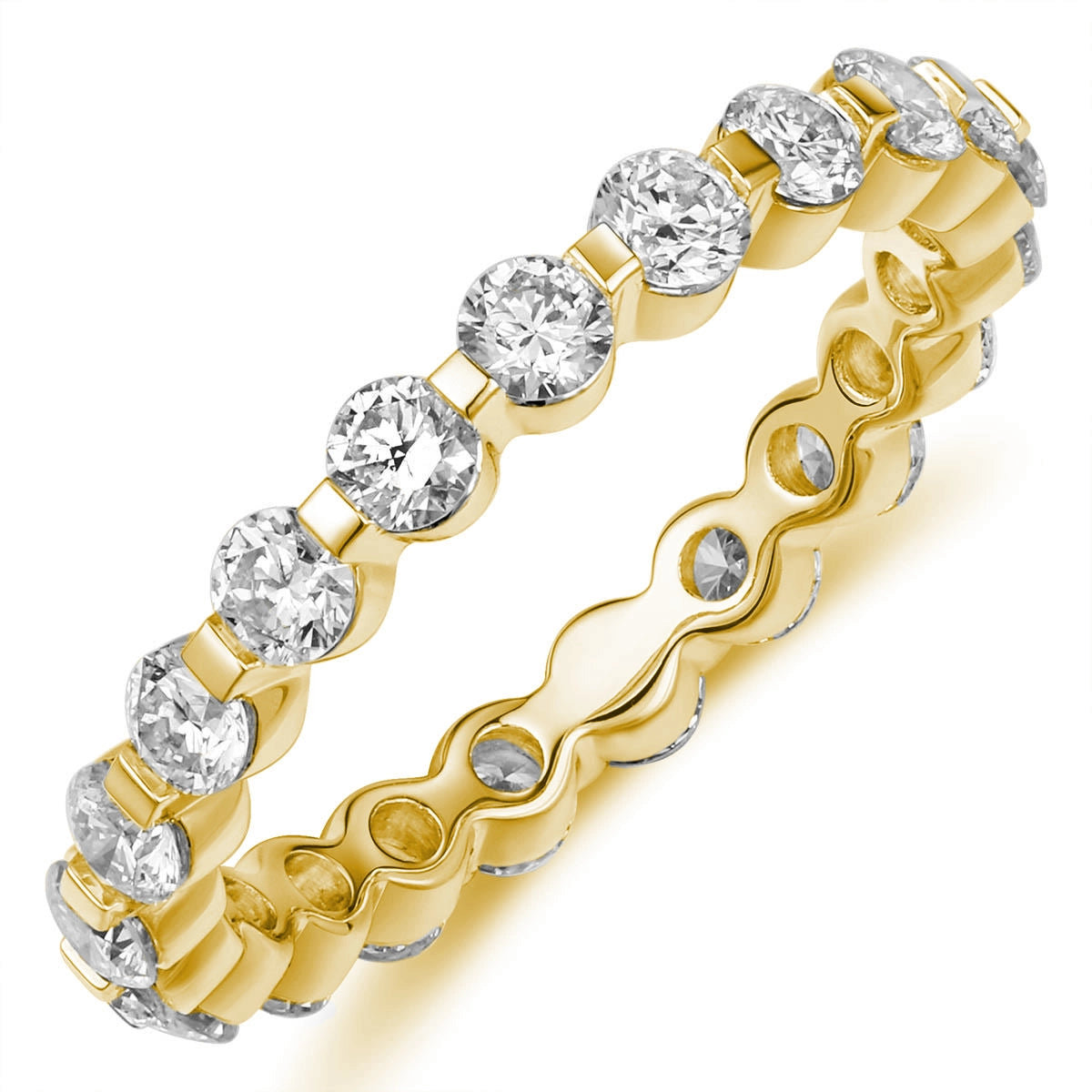 Wedding Bands Wedding Rings in Yellow Gold containing Diamond 467027