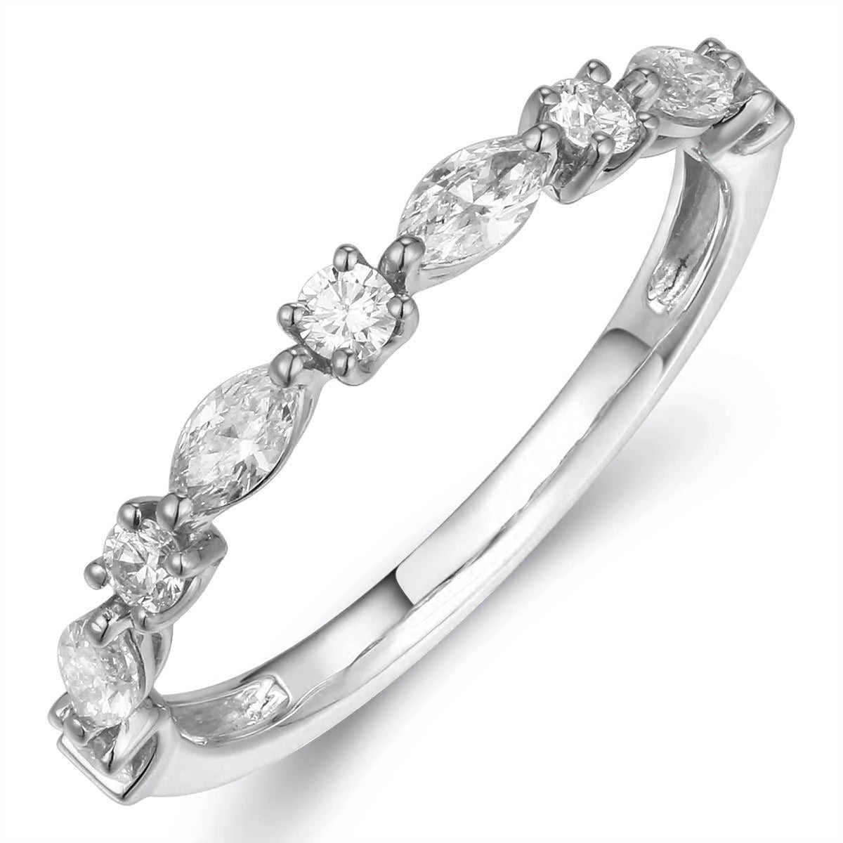Wedding Bands Wedding Rings in White Gold containing Diamond 467029