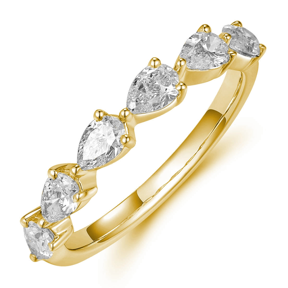 Wedding Bands Wedding Rings in Yellow Gold containing Diamond 467031