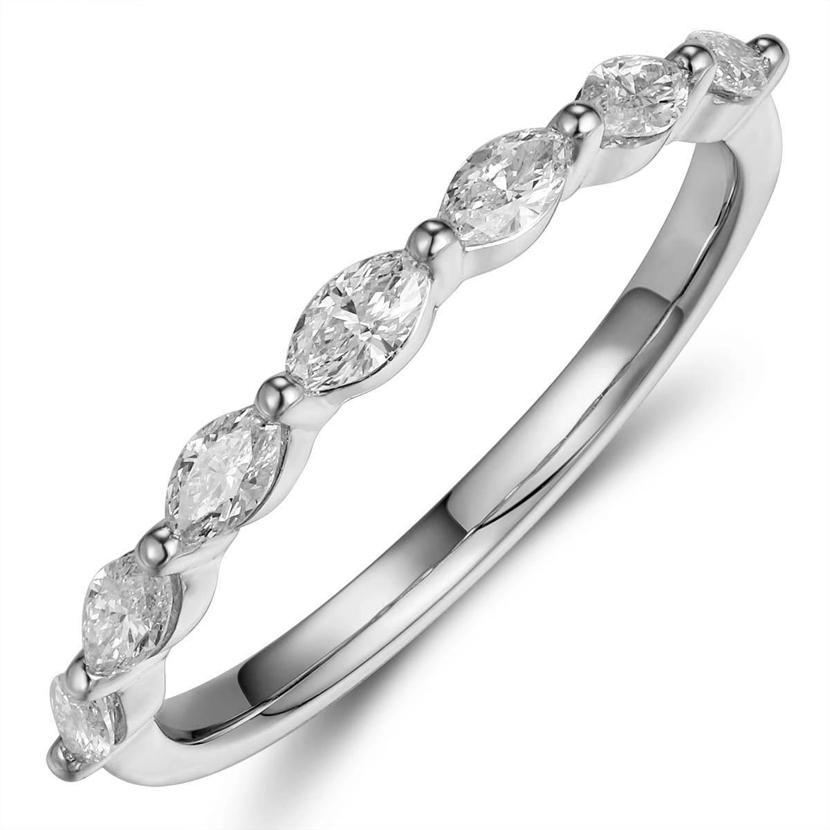 Wedding Bands Wedding Rings in White Gold containing Diamond 467032