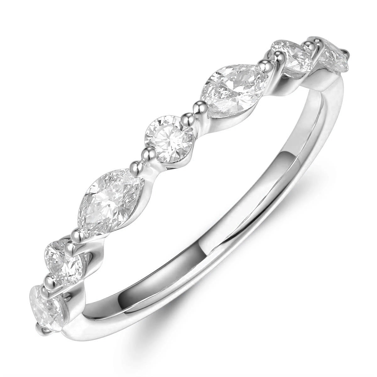 Wedding Bands Wedding Rings in White Gold containing Diamond 467036