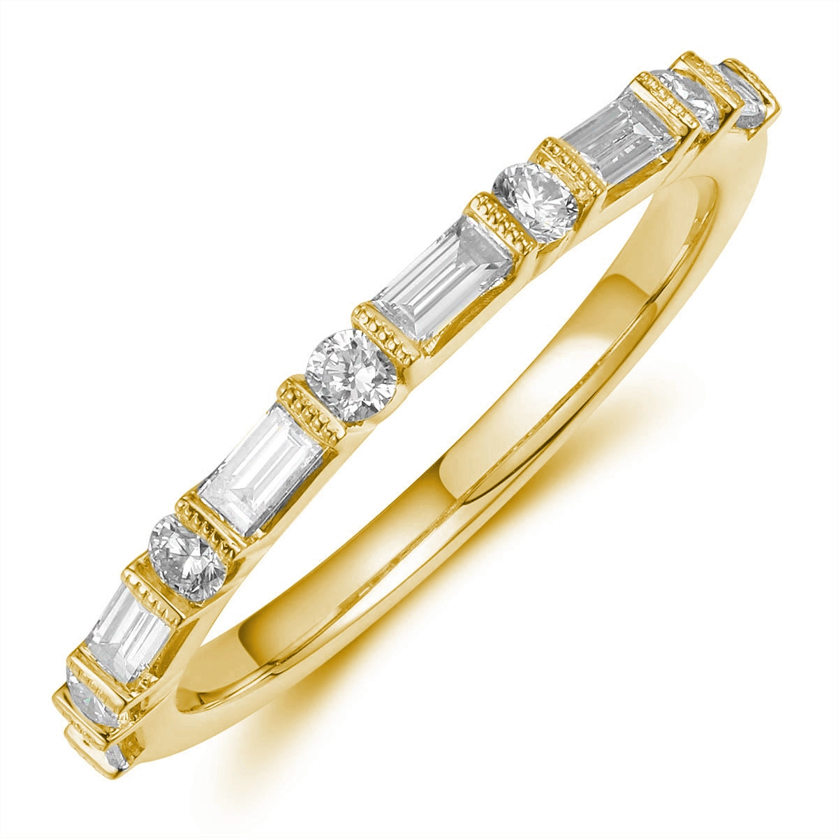 Wedding Bands Wedding Rings in Yellow Gold containing Diamond 467042
