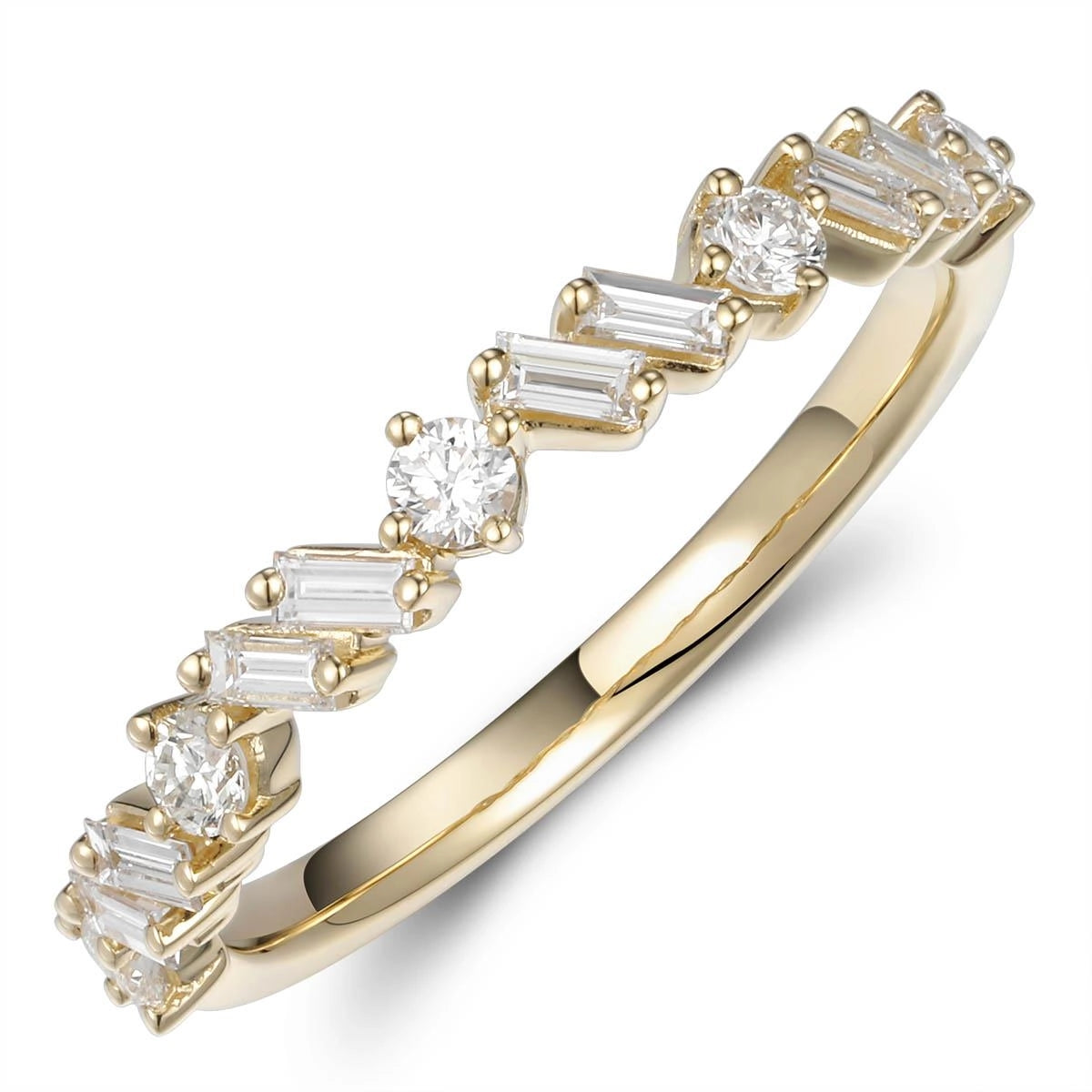 Wedding Bands Wedding Rings in Yellow Gold containing Diamond 467043