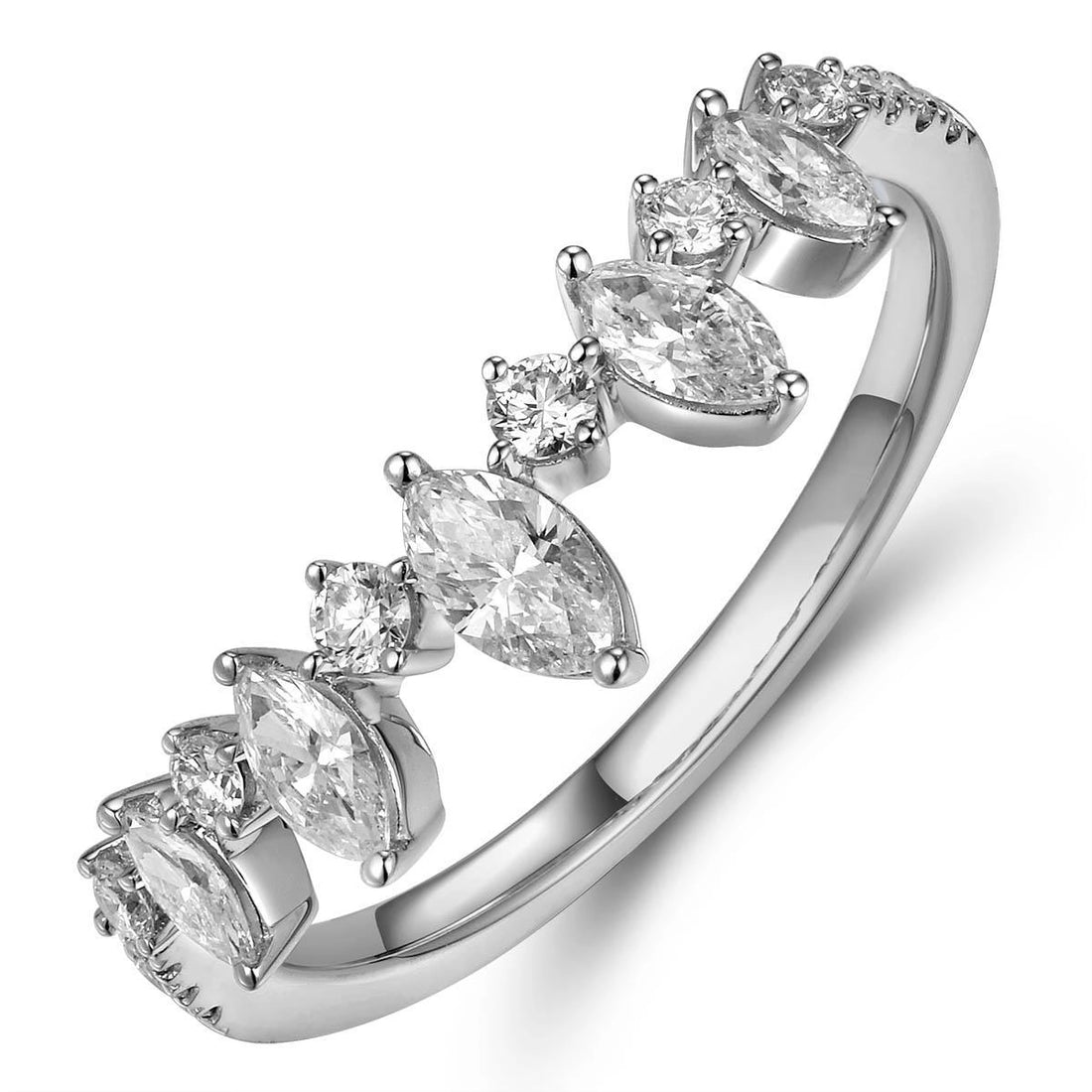 Wedding Bands Wedding Rings in White Gold containing Diamond 467050