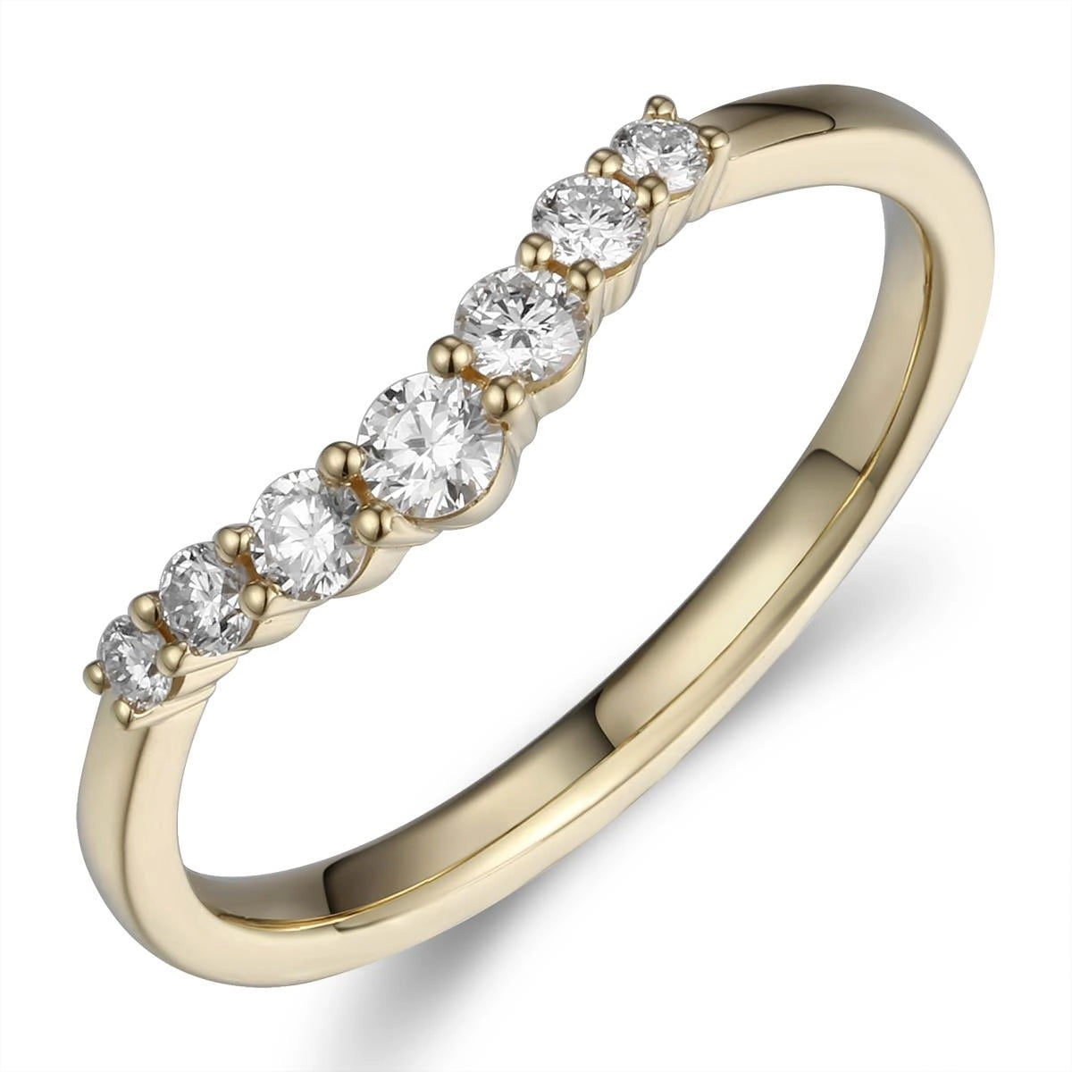 Wedding Bands Wedding Rings in Yellow Gold containing Diamond 467051