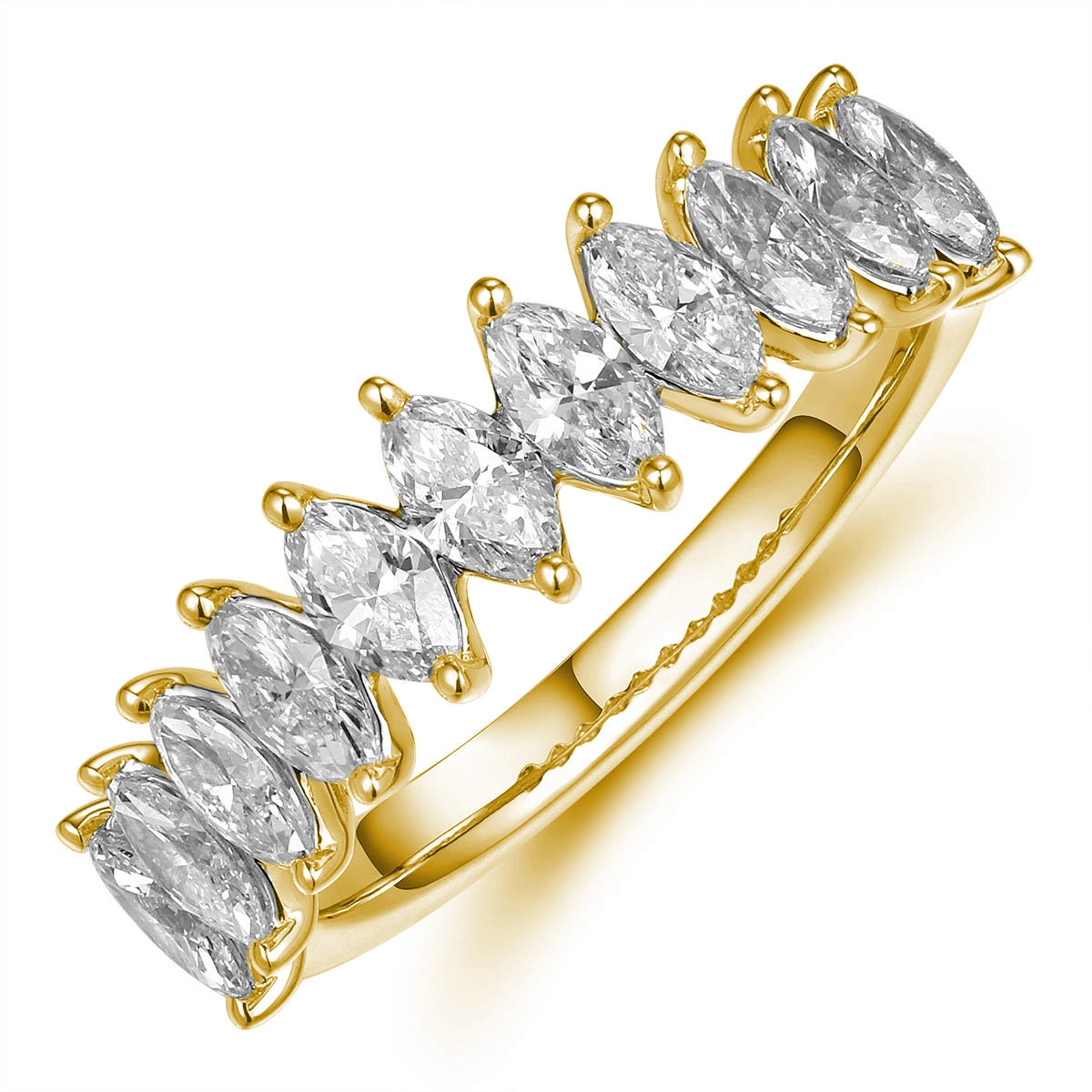 Wedding Bands Wedding Rings in Yellow Gold containing Diamond 467052