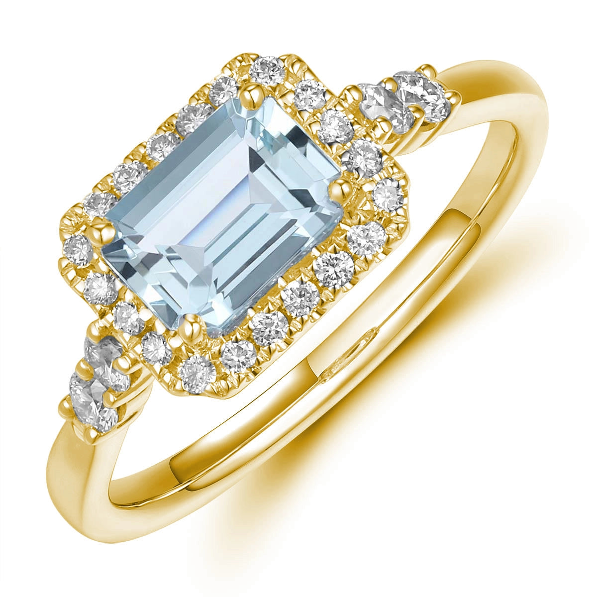 Rings Rings in Yellow Gold containing Aquamarine, Multi-gemstone, Diamond 467063