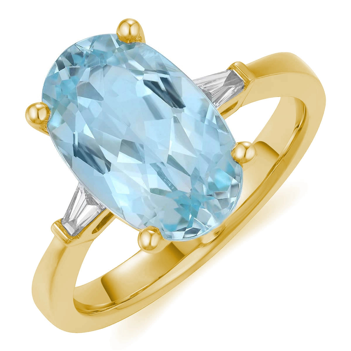 Rings Rings in Yellow Gold containing Blue topaz , Multi-gemstone, Diamond 467065
