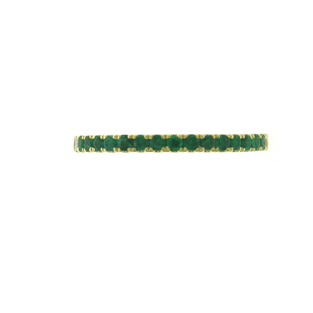 Wedding Bands Wedding Rings in Yellow Gold containing Multi-gemstone, Diamond, Emerald 467071